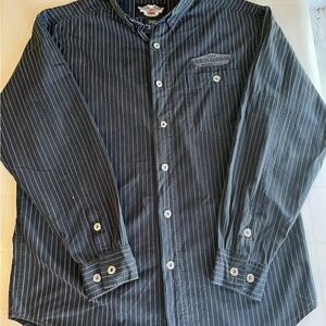 Harley-Davidson Striped Button-Up Shirt